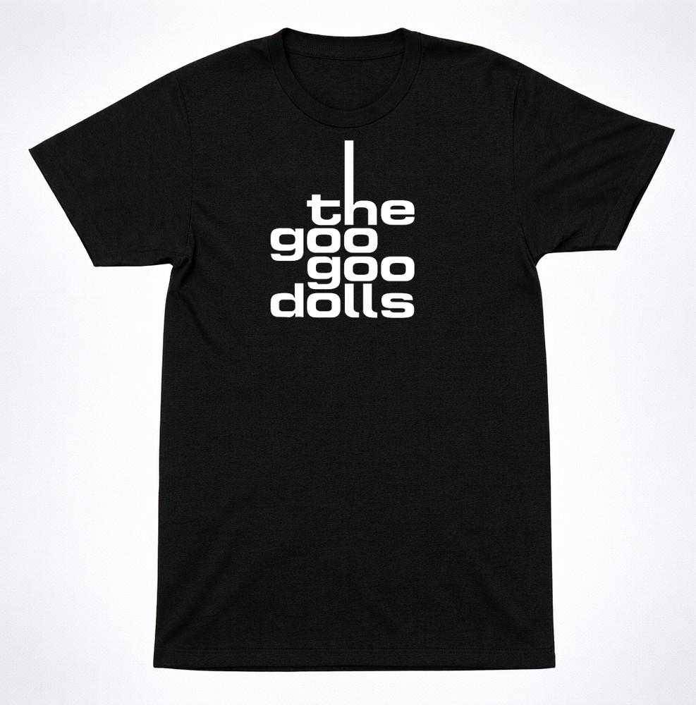 Goo Goo Dolls Logo Shirt Alternative Rock Band Minimal Black Graphic Shirt