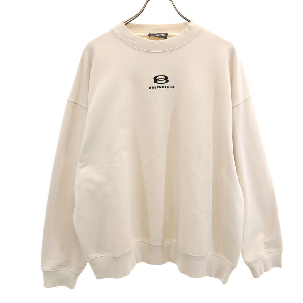 BALENCIAGA Made in Portugal Long sleeve Damage processing sweat Men's Used