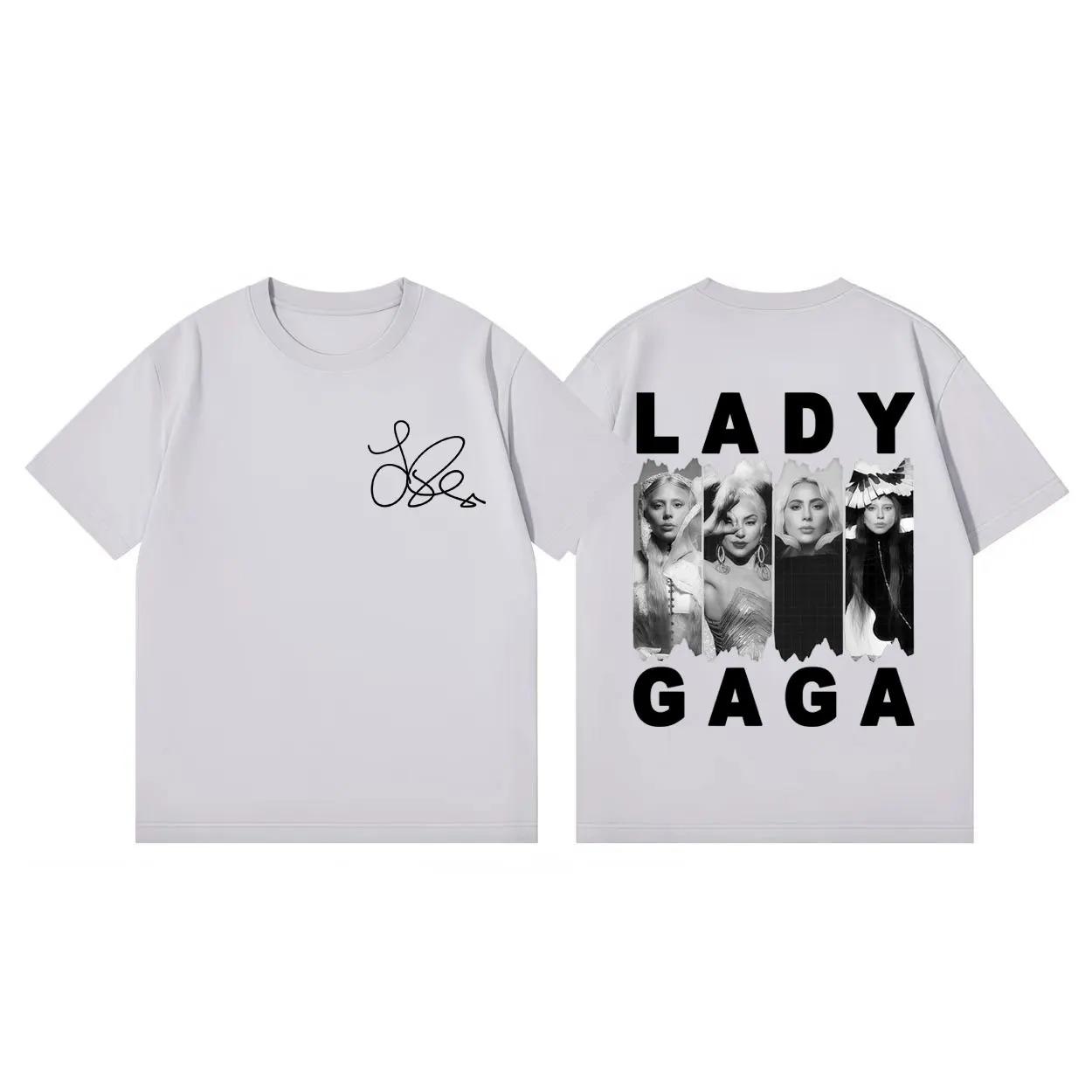 

Unisex Women Casual Oversized T-shirts Lady Gaga The Mayhem Ball Tour 2026 Graphic T Shirts Fashion Aesthetic Short Sleeve T-shirt 4XL
