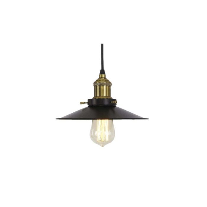 Lustre Suspendu EDM Vintage Noir 60W 14x22 E27