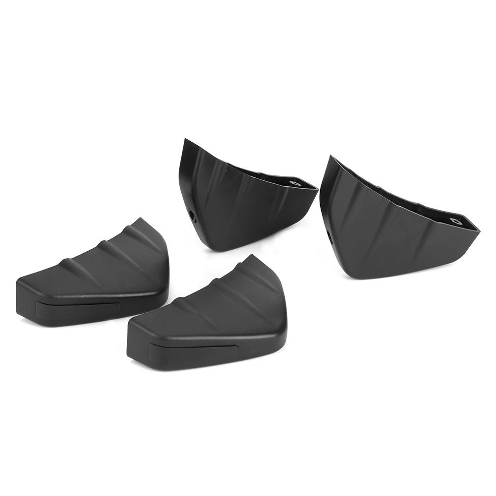 4pcs Car Rear Bumper Diffuser Fin Spoiler Lip Universal Auto Accessory