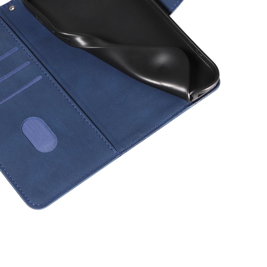 For OnePlus Nord CE4 Lite 5G/Oppo K12x 5G (China) Case Shockproof Wallet Card Holder Leather Phone Cover Curved Line
