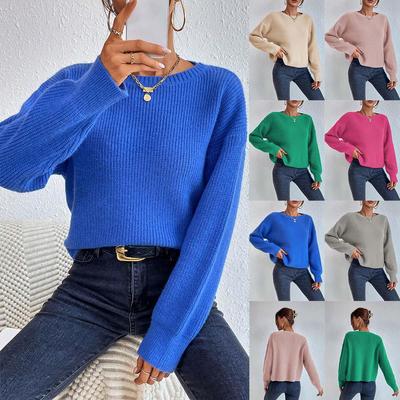2024 Autumn/Winter New Women's Loose Long-Sleeve Sweater