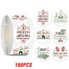 100-500Pcs High-Quality Merry High-Quality Christmas High-Quality Gift High-Quality Decorative High-Quality Stickers High-Quality Round High-Quality