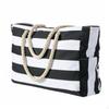 Large Coastal Tote Bag Waterproof Women's Beach Lightweight Rope Handle Carryall for Families,