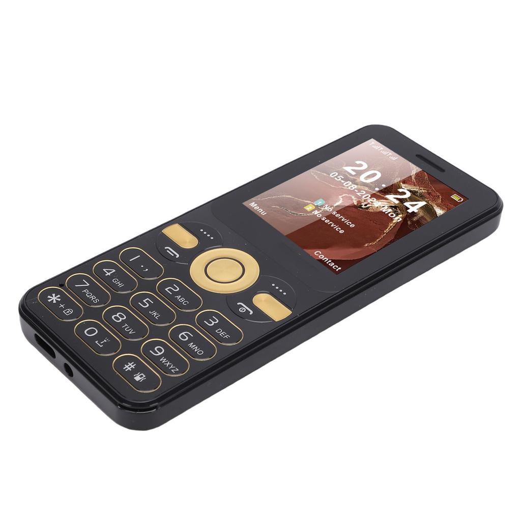 2G Phone   Slim 2.4 Inch Color Display Double SIM Double Standby Senior Mobile Phone with Flashlight Large Volume Big Buttons