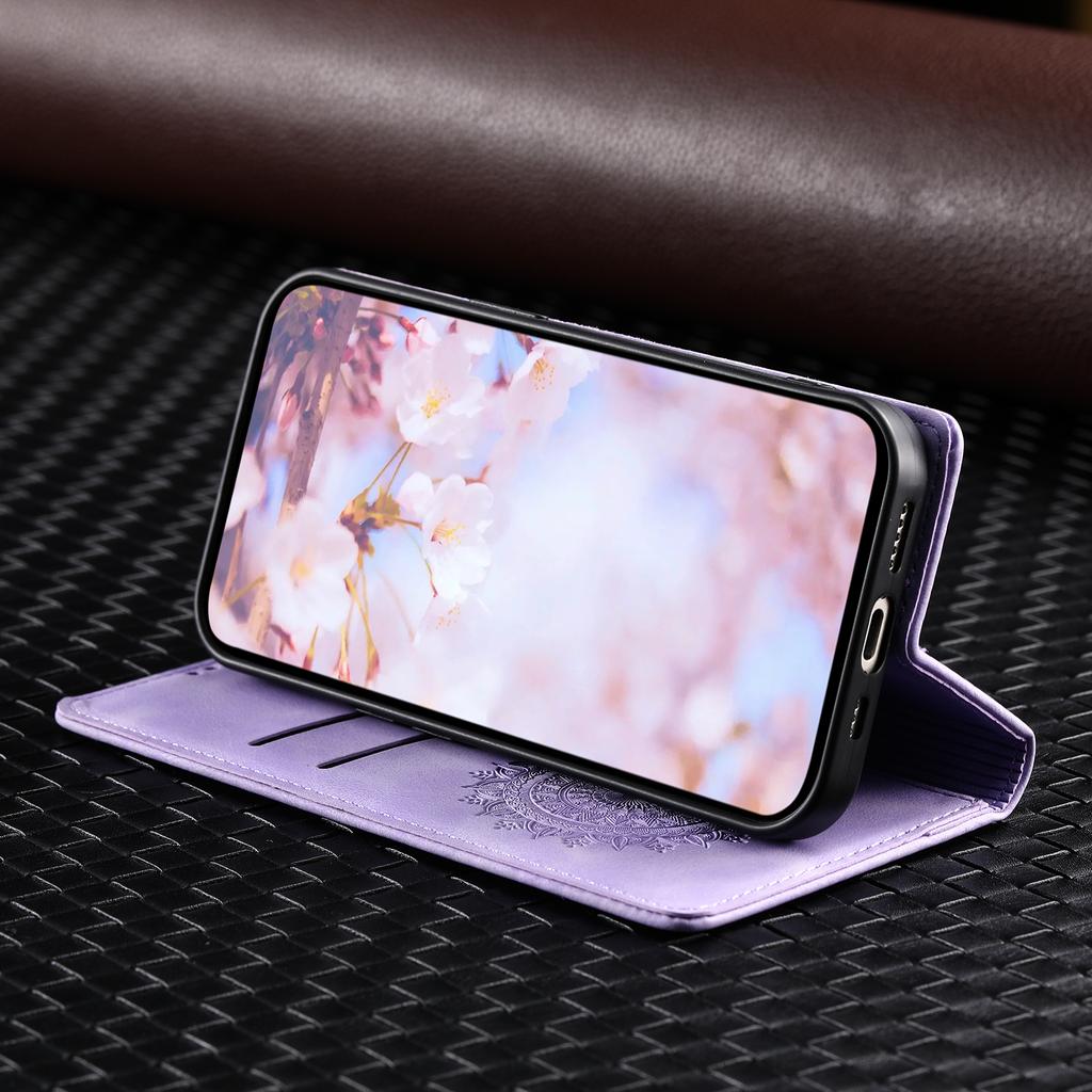Ražené Totemové Flip Pouzdro z PU Kůže Pro Xiaomi RedMi Note 15 14 13 Pro Plus + 15C 14C 13C 5G Peněženka Slot na Kartu Kryt Tašky na Telefon