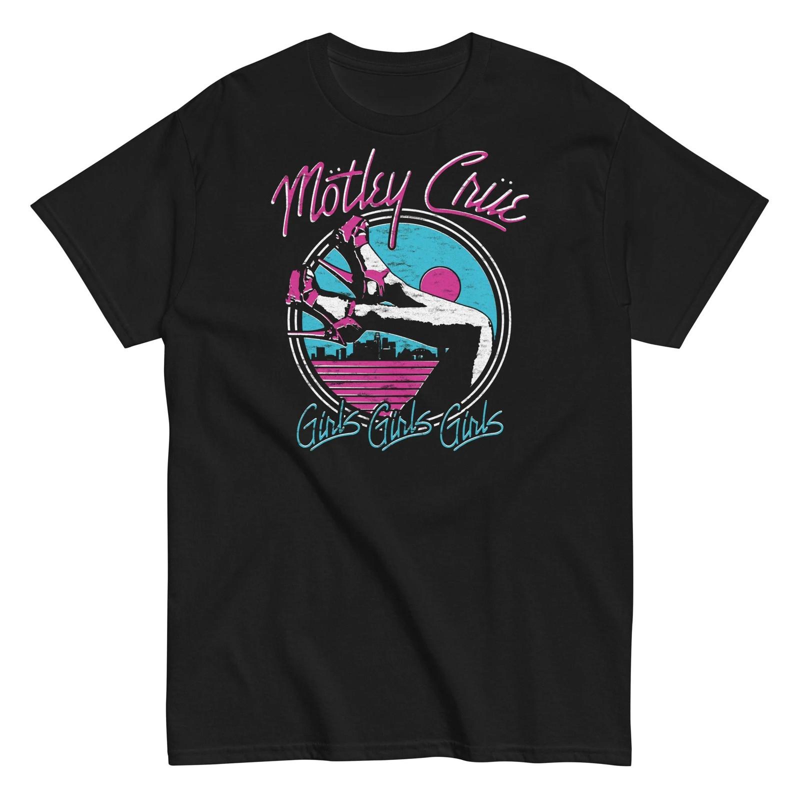 Motley Crue - Miami Girls T Shirt L
