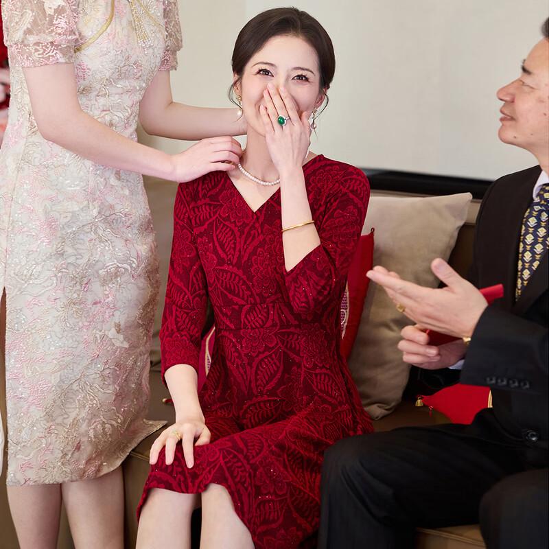 

Pasiite Elegant Mother of the Bride/Groom Dress XL