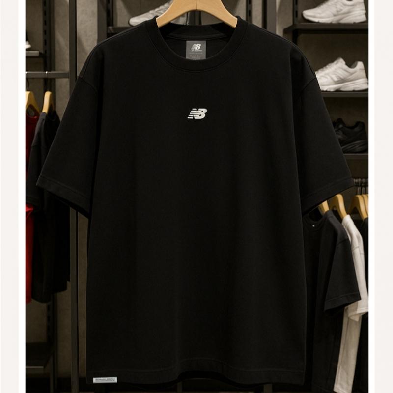 New Balance Nb ESSential Center Logo Men S And woMen S Short Sleeve Tee Black Nbnee21033 19