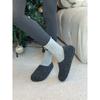 Year round head flat-soled Birkenstocks shoes woolen plush warm cotton shoes lazy thick-soled fluffy shoes