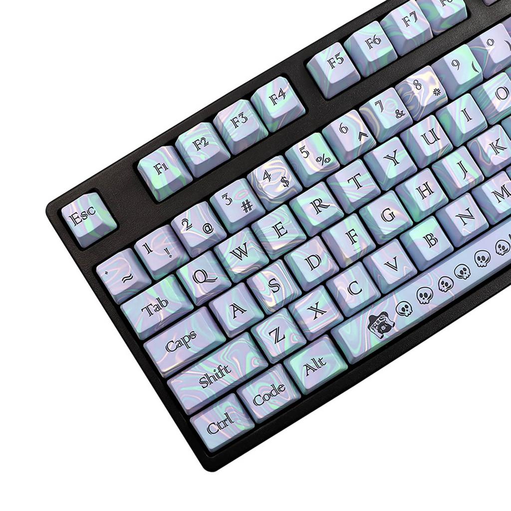 Conjunto de Keycaps 112 peças OEM Perfil ANSI ISO PBT Dye-Subbed Keycap para teclado mecânico