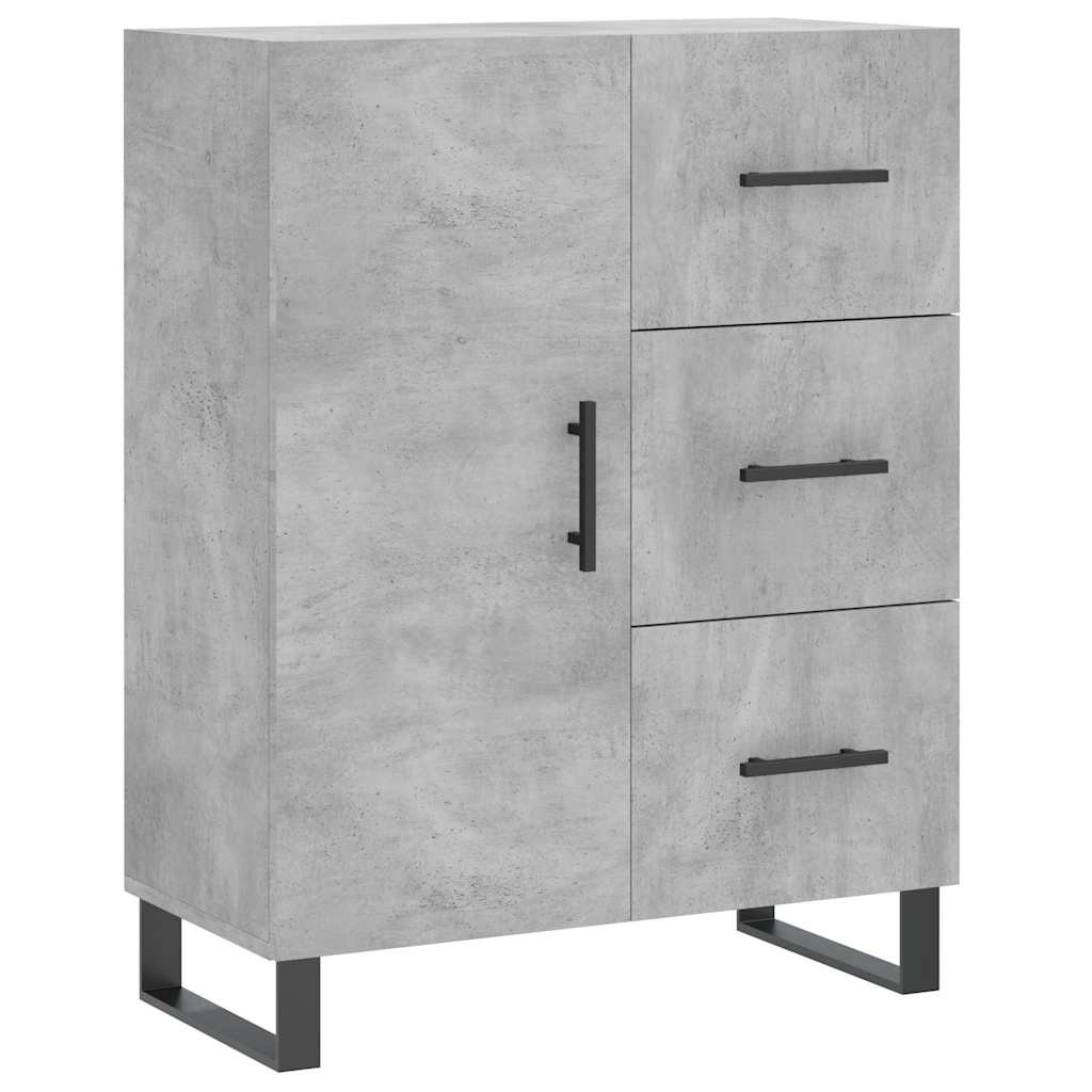 Sideboard Concrete Grey 69.5 x 34 x 90 cm Particleboard