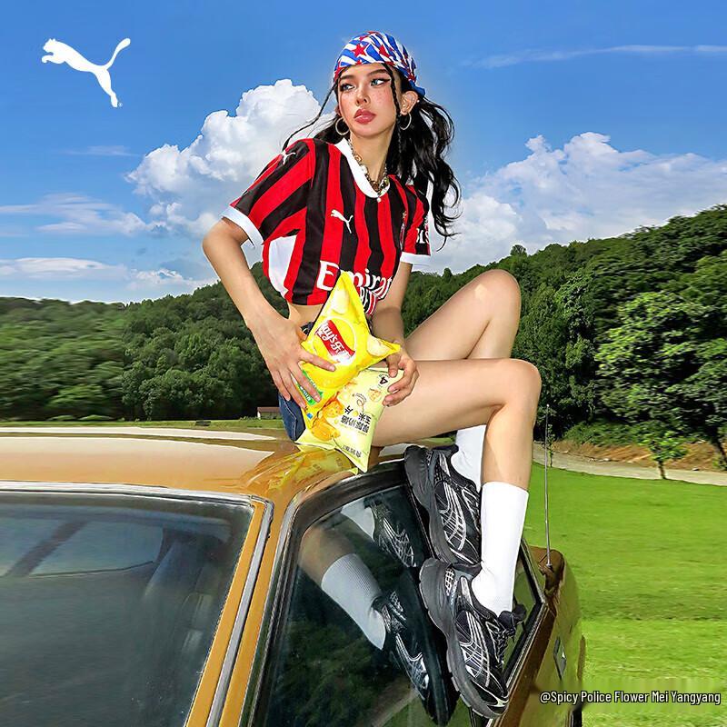 Puma VELOPHASIS Y2K Silver Platform Unisex Sneakers