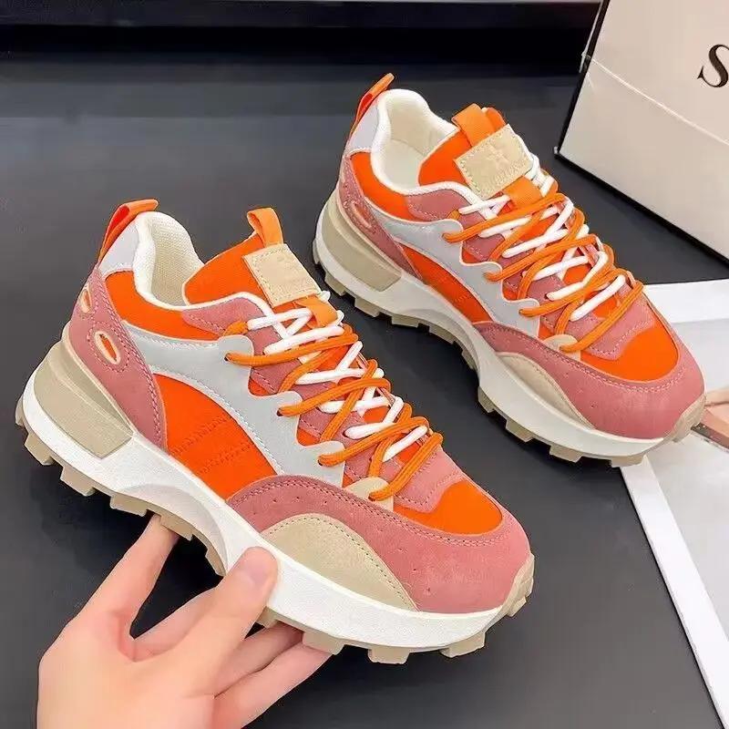Fashion 2025 New High On Platform Breathable Woman Footwear Sale Deals Walking Original Designer Luxury 39 New In Casual Shoes for Women