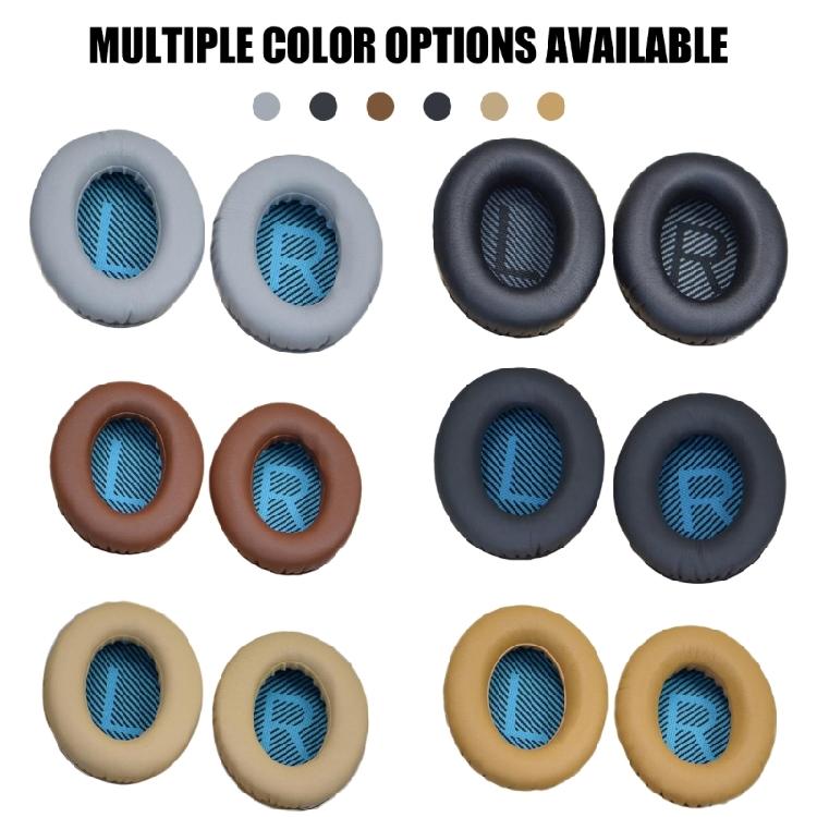 1 Pair Earpads Earphone Cover Earmuffs Comfortable Earphone Cushion Ear Pad Repair Part for QC35 QC25 QC15