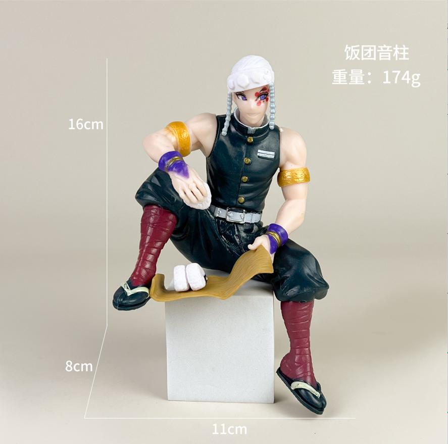Demon Slayer Tokitou Muichirou PVC Actionfigur Anime Figur GK Statue Modell Spielzeug Sammlerpuppe Kindergeschenk