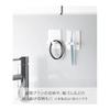 Yamazaki Jitsugyo 10296 Silicone Suction Cup Toothbrush Holder White W5.2 X D2.3 X H6cm Tower Floating Storage Toothbrush Holder Toothbrush Stand