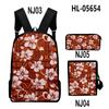Trendy Popular Tribal patterns 3D Print 3pcs/Set pupil School Bags Laptop Daypack Backpack Inclined shoulder bag Pencil Case