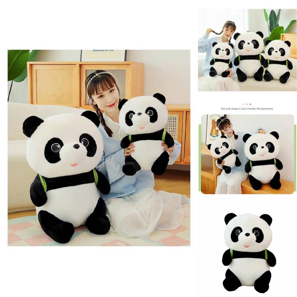 Authentic Avocado Backpack Panda Plush Toy Teddy Bear Pillow Gift Wholesale