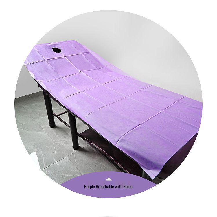 Thickened Waterproof Non-Woven Disposable Massage Bed Sheets with Hole