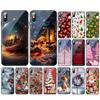 Christmas Deer Tree Glass Phone Case For iPhone 17 Pro Max Air 17 16 15 14 13 Pro Max 15 16 Pro 15Plus Case