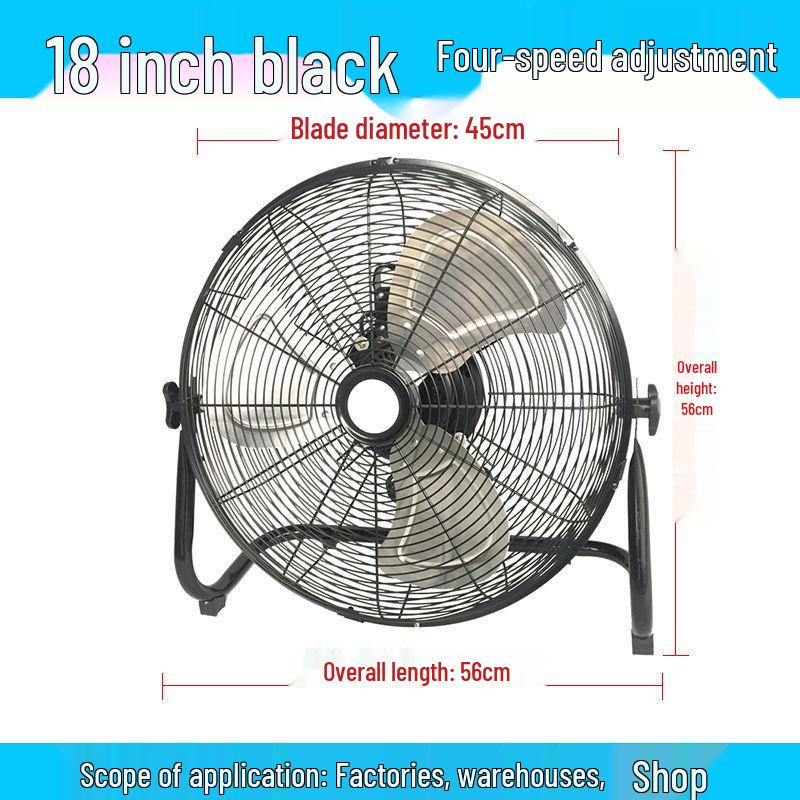High-Power Multi-Use Fan: Powerful Table, Floor, and Desktop Fan for Home and Industrial Use
