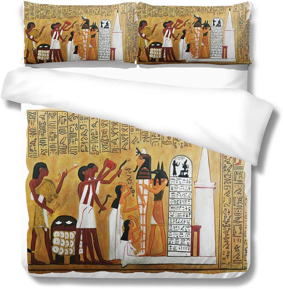 African 3D Digital Printing Polyester Quilt Cover Pillowcase Two Or Three-Piece Set
