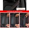 Car Safety Belt Shoulder Cover PU Leather Auto Seat Belt Pads Car Accessories Breathable Protection Seat Belt Padding Pad Cover