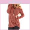 Elegant Women Off One Shoulder Long Sleeve T Shirt Stylish Casual Blouse Tunic Top