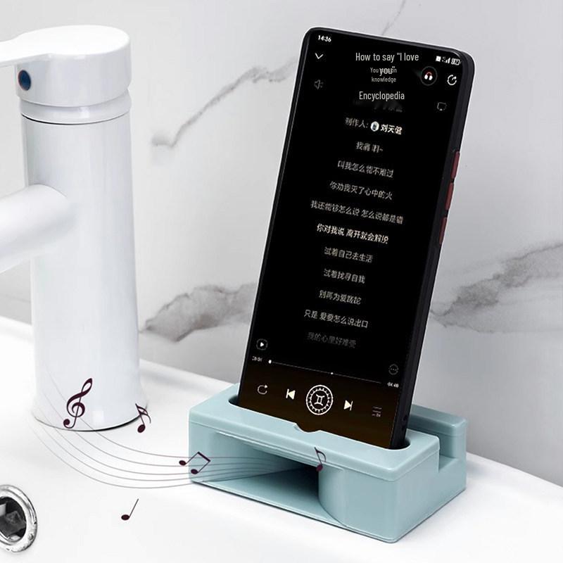 Portable Desktop Phone Amplifier & Holder: Creative Multifunctional Stand for Lazy Viewing