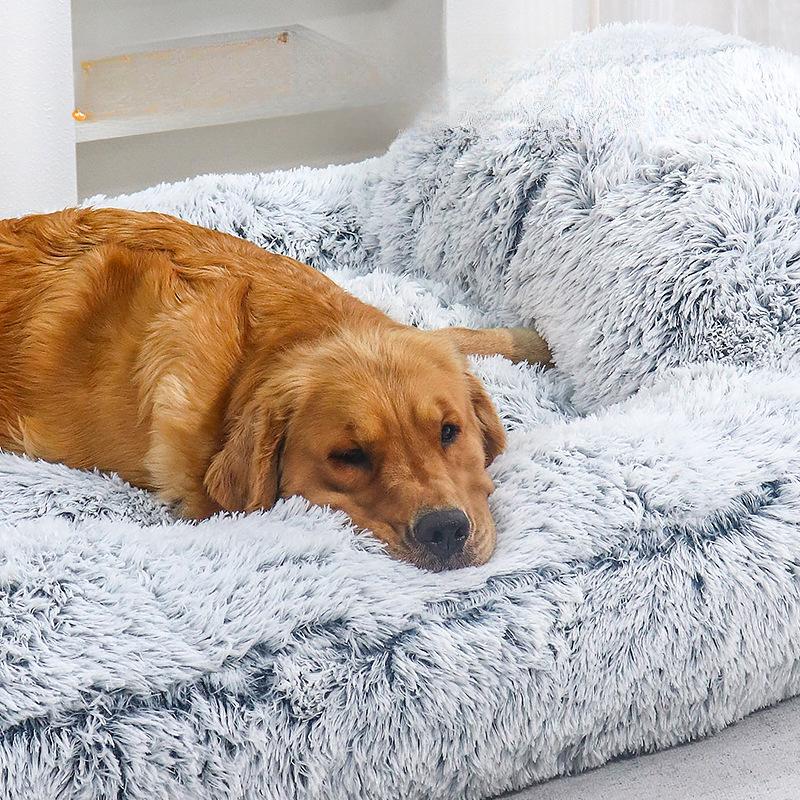 Budka dla psa dla ludzi Zimowe ciepłe legowisko dla psa Zdejmowana i zmywalna duża podkładka dla zwierząt Podkładka do spania dla ludzi Artykuły dla zwierząt