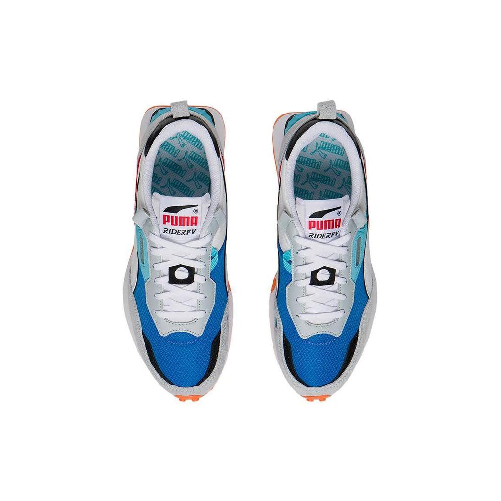 Puma Rider FV Future Vintage Unisex White Royal Low Top Casual Sneakers 387672-10