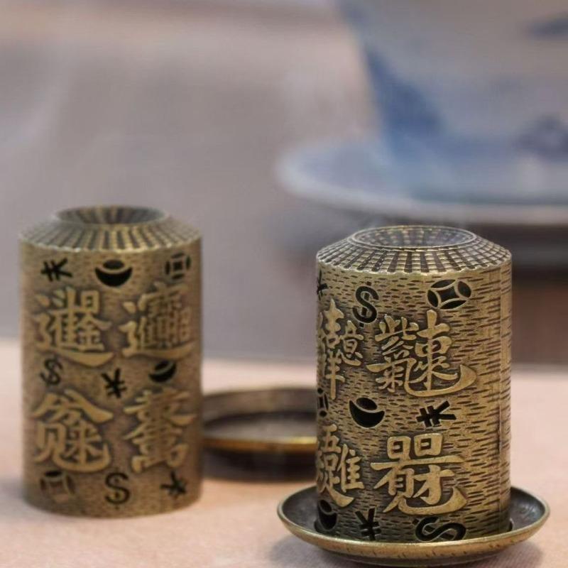 Plat porte-encens, tour porte-encens, brûleur d'encens, petites pastilles d'aromathérapie nuage auspicieux, compte de poire