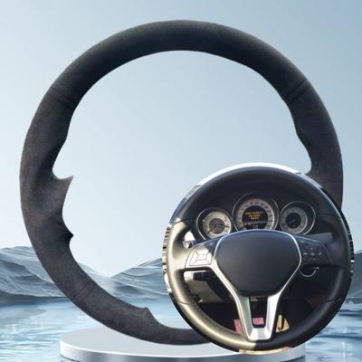 Ization Wildleder Auto Lenkradabdeckung Für Mercedes Benz W176 W246 A-Klasse C-Klasse W204 C117 C218 X218 W212 C207 A207 X156