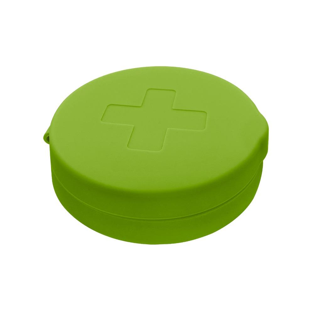 Round Shape Pill Organizer Silicone Supplement Organizer  Vitamin Cod Liver Oil Storage