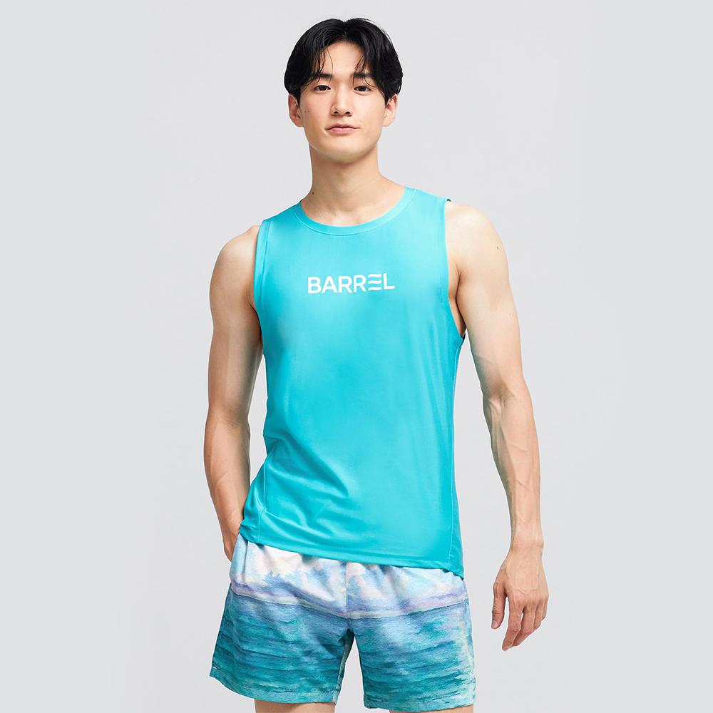 BARREL Men'S Ocean Sleeveless Rash Guard Ocean Mint (Bi2Mwrg11Omt)