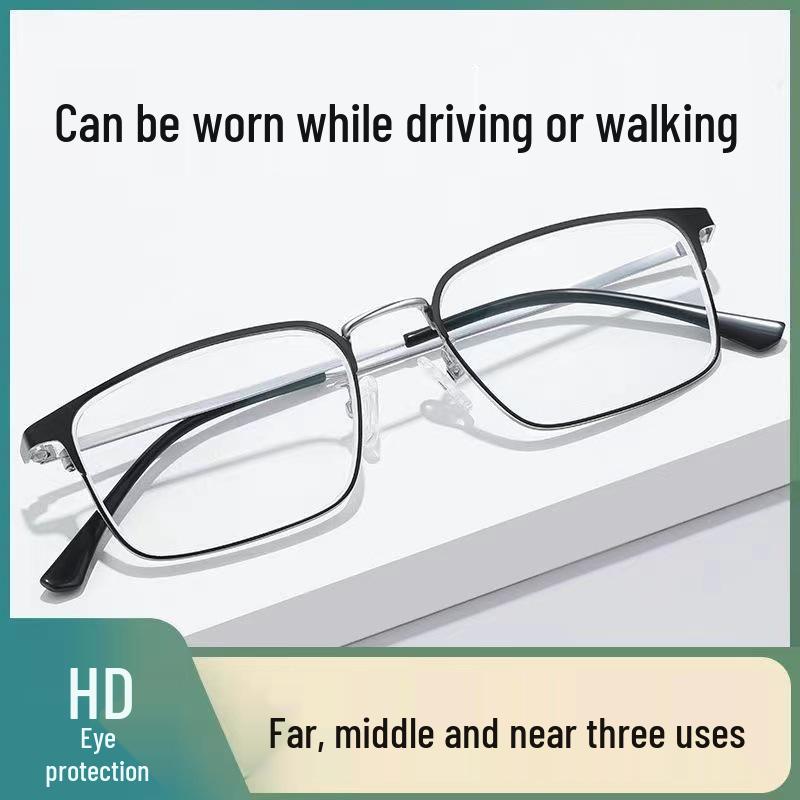 

Сверхлегкие HD Бифокальные Прогрессивные Очки для Чтения с Защитой от Синего Света +200