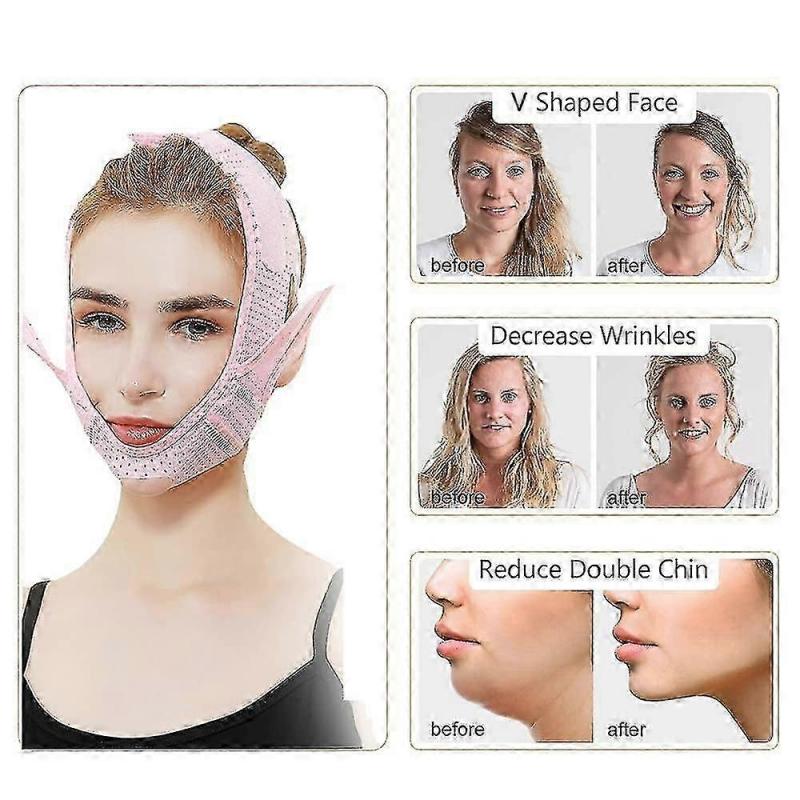 Facial Slimming Strap Face Lift Tape Double Chin Reducer Ultra-thin Face Belt for Double Chin Sagging Skin and Face