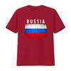 Russia Flag T Shirt Russian Unique Design for Patriotic Fashion vintage Washed Versatile Breathable graphic designer clothes