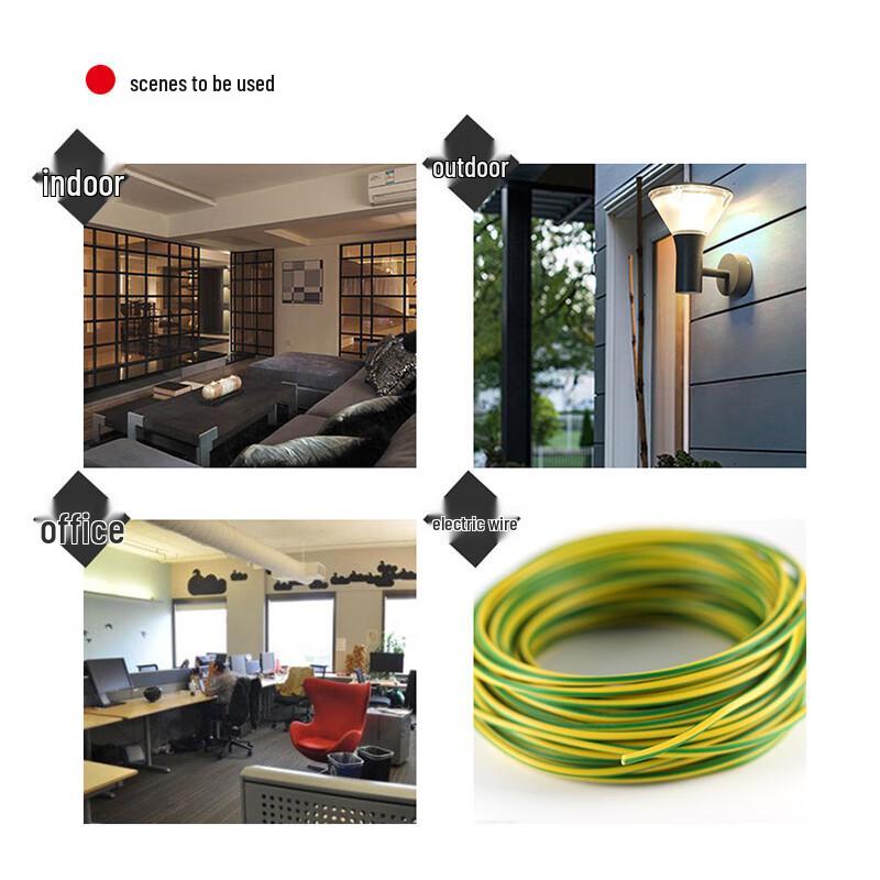 Haisidick HKHE-034 Round Plastic Steel Nail Cable Clips