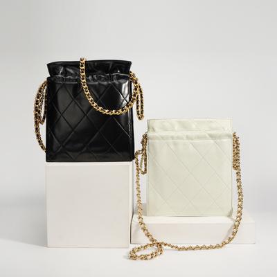 Niche Design Lucky Bag Bag Small Fragrance Chain Bag Simple Fashionable Versatile Commuter Bucket Bag Crossbody Bag Women