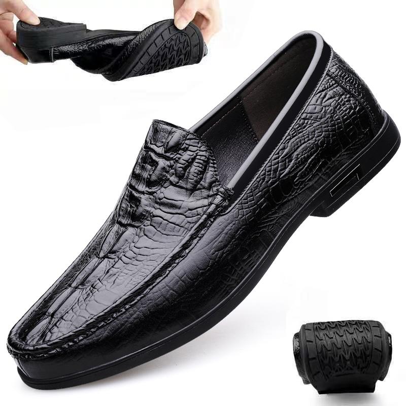 Fashion Fashion Luxury Men Dressing Shoes High Quality Casual Business Shoes Hot Sale Formal Men's loafers Comfortable Soft driving flat
