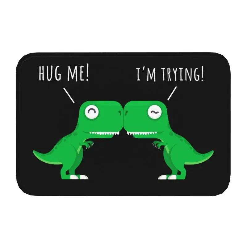 Funny Offline No Internet Dinosaur Doormat Anti-Slip Entrance Kitchen Bathroom Floor Door Mat Dino Geek Garage Carpet Rug