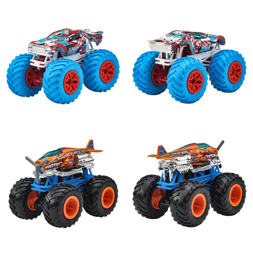 Hot Wheels Monster Trucks Assortment 8 Miniature Box Set 164 - Vehicles/Toys - (Ages 3+) - Multi-color FYJ44-982F