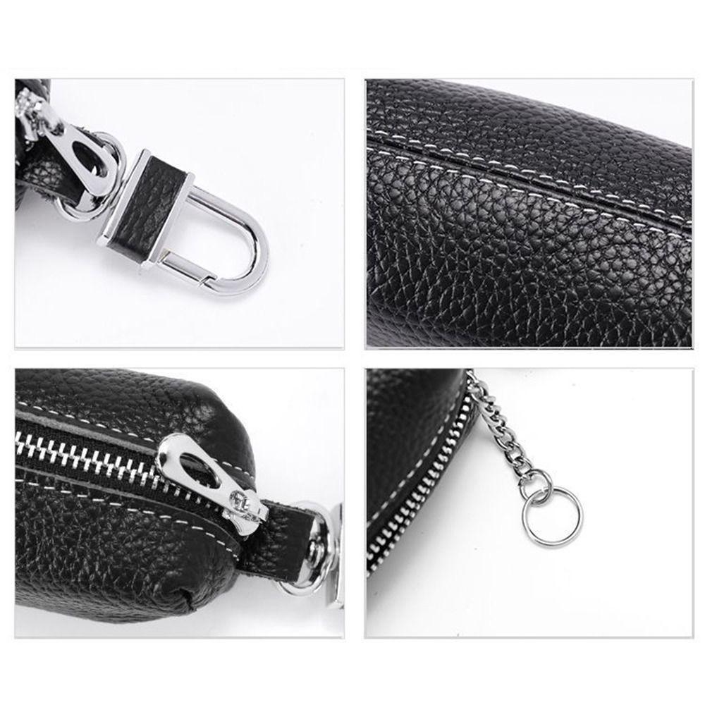 Zipper Coin Purse Multifunctional Key Holder Organizer Pouch Portable Car Key Bag  Men Women