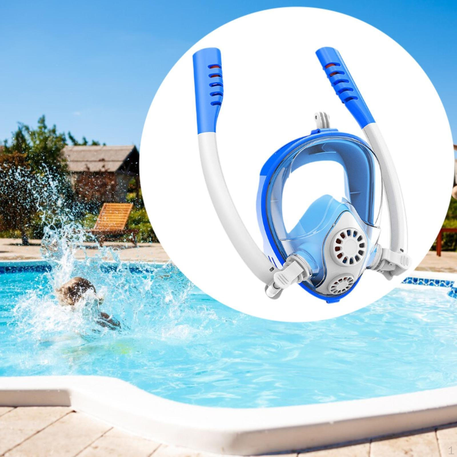 

Детская маска для снорклинга на все лицо, безопасные для детей игрушки для бассейна, снаряжение для снорклинга