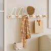 Modern Minimalist Iron Wall Hat Hooks Coat Hanger for Bedroom Entryway Multi-Functional Storage Rack with Strong Load Bearing