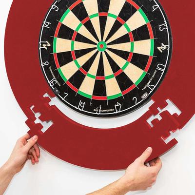 Eklemeli Dart Tahtası Duvar Koruyucu EVA Dart Tahtası Kırmızı Duvar Koruma Halkası Evrensel Dart Çevresi Dart Tahtası Aksesuarları
