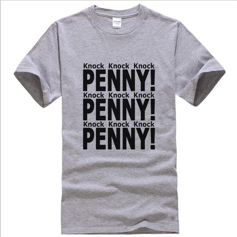 Fashion The Big Bang Theory Funny "penny" Print Sweethearts O-neck T-shirts Premium Quality